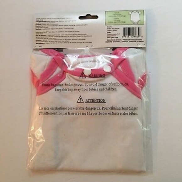 ”Born to Cheer” Diaper Shirt One-Piece Sz 3-6 M - Picture 3 of 5